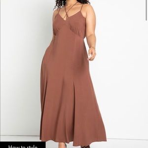 Eloquii strappy maxi dress - 16